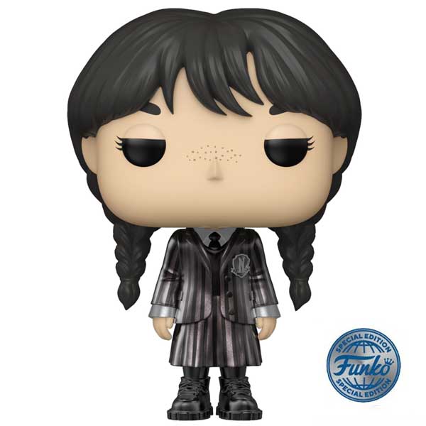 POP! TV: Wednesday Addams (Wednesday) Special Edition Metallic, vystavený, záruka 21 měsíců