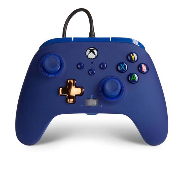 PowerA Enhanced Wired Controller for Xbox Series, Midnight Blue, vystavený, záruka 21 měsíců