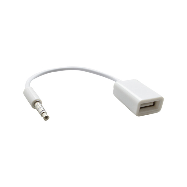 Redukcia 3,5 mm AUX na USB samicu (E)