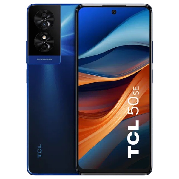 TCL 50SE 6/256GB, Midnight Blue, vystavený, záruka 21 měsíců