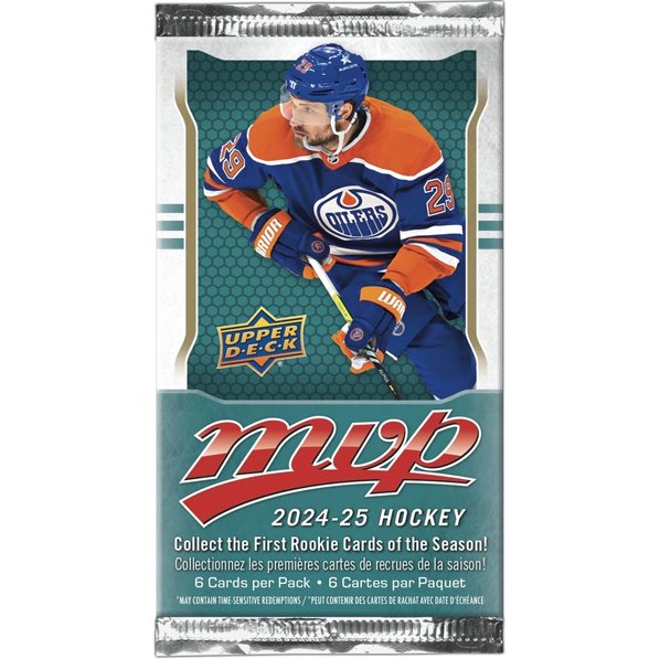 2024/2025 Upper Deck MVP Hockey Retail Balíček Karet