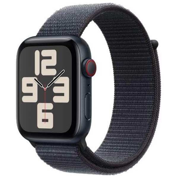 Apple Watch SE GPS + Cellular 40mm Midnight Aluminium Case with Ink Sport Loop