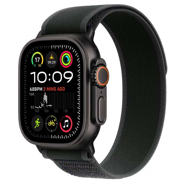 Apple Watch Ultra 2 GPS + Cellular 49mm Black Titanium Case, nové zboží, neotvřené balení