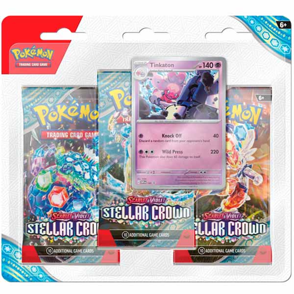 Kartová hra Pokémon TCG: Scarlet & Violet Stellar Crown 3 Blister Tinkaton (Pokémon)