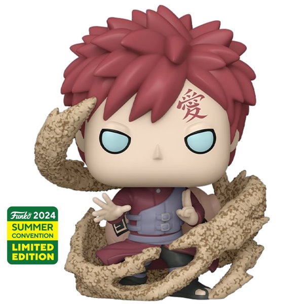 POP! Animation: Gaara (Naruto Shippuden) 2024 Summer Convention Limited Edition, vystavený, záruka 21 měsíců