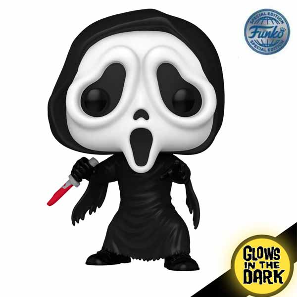 POP! Movies: Ghost Face (Vreskot) Special Edition (Glows in The Dark), použitý, záruka 12 měsíců