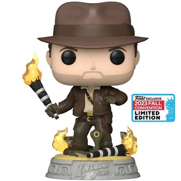 POP! Movies: Indiana Jones with Snake 2023 Fall Convention Limited Edition, použitý, záruka 12 měsíců