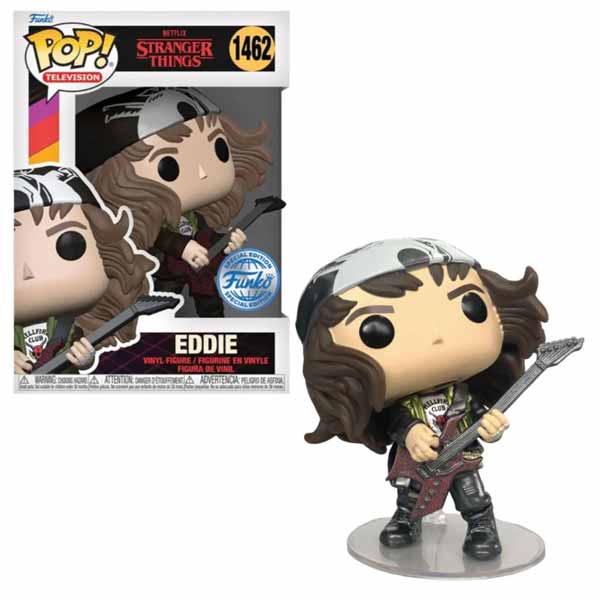 POP! TV: Hunter Eddie with Guitar Metallic (Stranger Things) Special Edition, použitý, záruka 12 měsíců