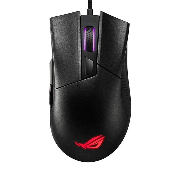 ASUS ROG Gladius II Core Lightweight Ergonomic Optical Gaming Mouse, vystavený, záruka 21 měsíců