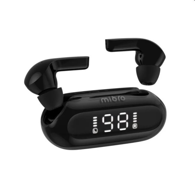 Mibro Earbuds 3 TWS, black, vystavený, záruka 21 měsíců