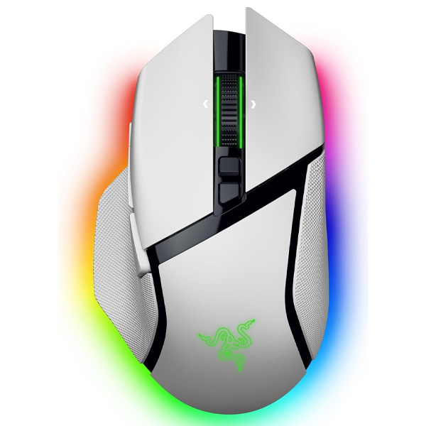 Razer Basilisk V3 Pro 35K, bílé