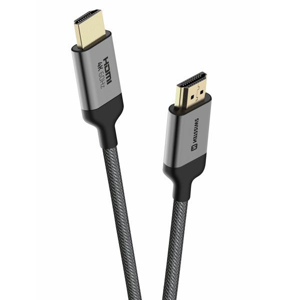 SWISSTEN kabel HDMI na HDMI 4K 60 Hz, 2 m