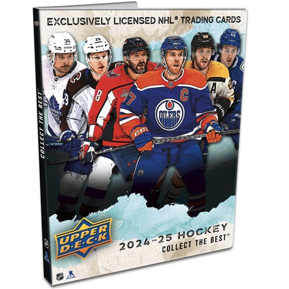 Album 2024-25 Upper Deck Series 1 STARTER KIT A4 na 250 karet + 1x balíček