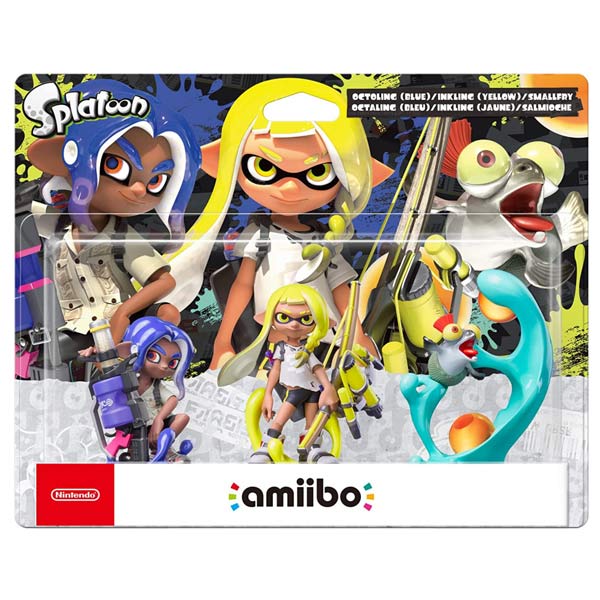 amiibo Splatoon 3 3-pack (Octoling, Inkling, Smallfry), použitý, záruka 12  měsíců