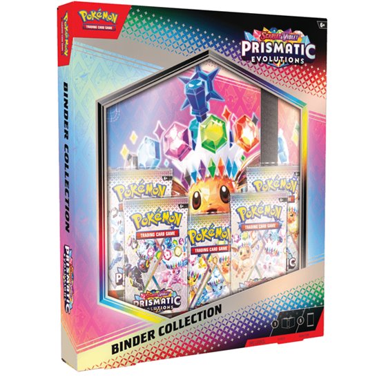 Kartová hra Pokémon TCG: Scarlet & Violet Prismatic Evolutions Binder Collection (Pokémon)