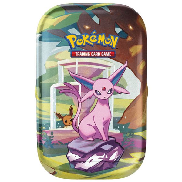 Kartová hra Pokémon TCG: Scarlet & Violet Prismatic Evolutions Mini Tin Espeon (Pokémon)