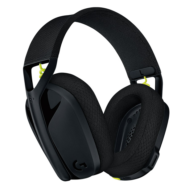 Logitech G435 Lightspeed Wireless Bluetooth Gaming Headset, black and neon yellow, použitý, záruka 12  měsíců