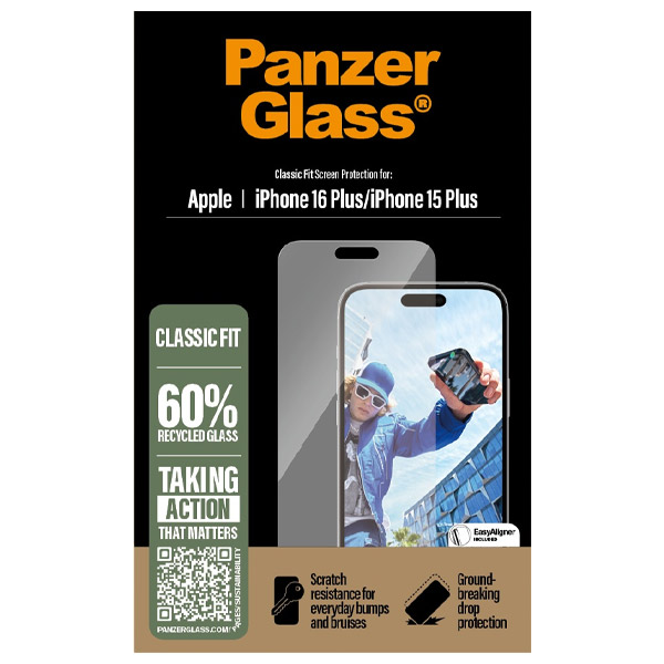 Ochranné sklo PanzerGlass pro Apple iPhone 16 Plus/15 Plus