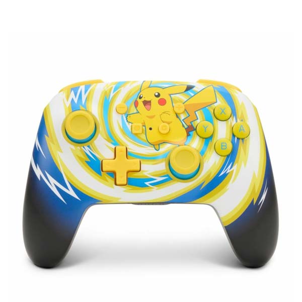 PowerA Enhanced Wireless Controller for Nintendo Switch, Pikachu Vortex, vystavený, záruka 21  měsíců