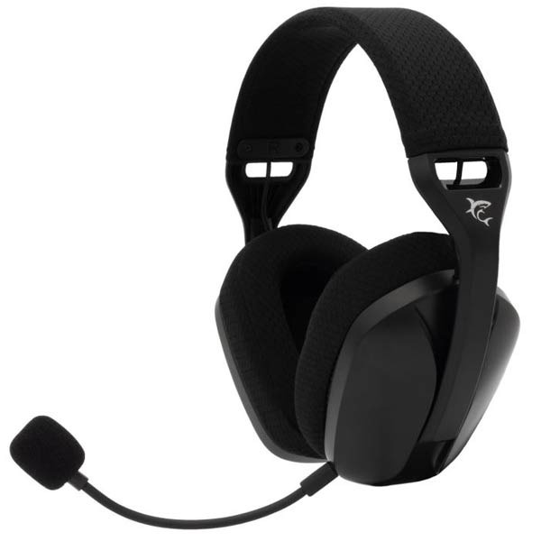 White Shark Wireless Gaming headphones BUTTERFLY, PC, PS4/PS5, Xbox, MAC, black, vystavený, záruka 21 měsíců