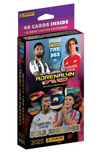 Sběratelské fotbalové karty Panini 365 2024/2025 Adrenalyn karty STAR SIGNINGS