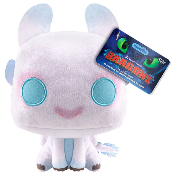 Funko Plushies Light Fury plush toy (How to Train Your Dragon 2), použitý, záruka 12 měsíců