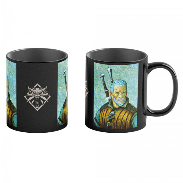 Hrnek Good Loot Geralt & Vincent van Gogh (Witcher) 450 ml