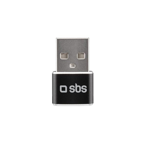 SBS Adaptér USB samec/USB-C samica, čierna, vystavený, záruka 21 mesiacov