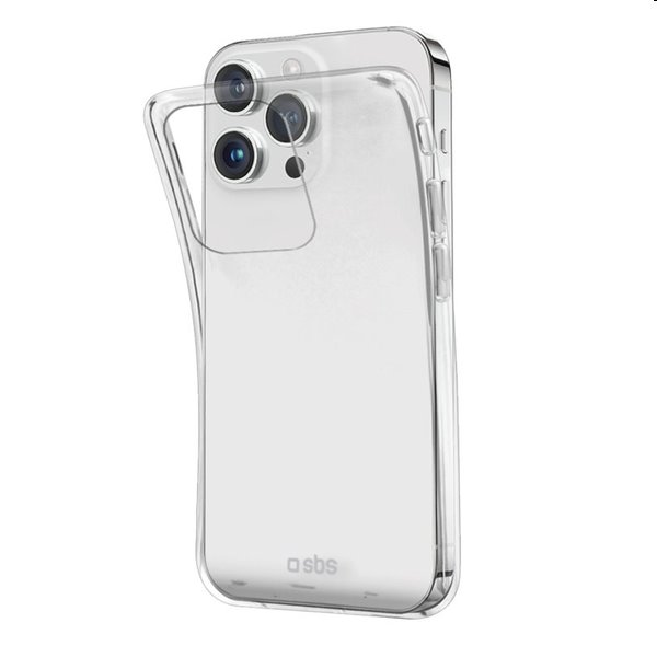 SBS Skinny Cover for Apple iPhone 15 Pro Max, transparent, vystavený, záruka 21 měsíců