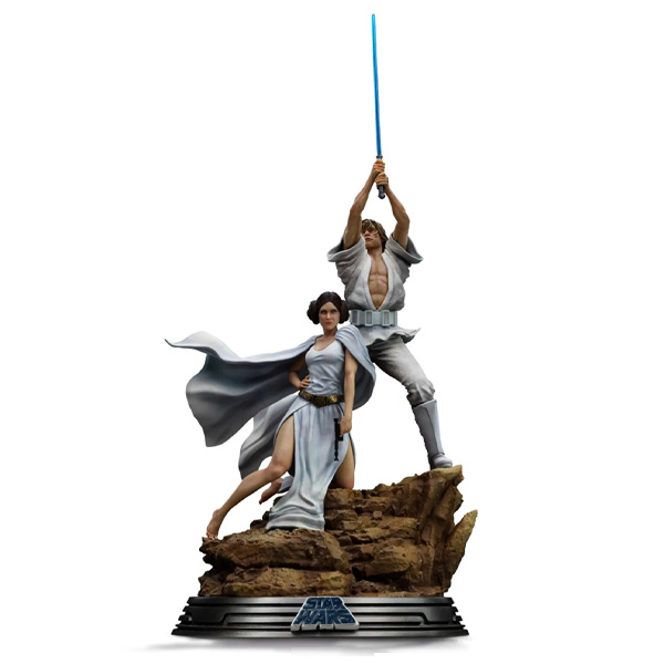 Soška Luke and Leia Art Scale 1/10 (Star Wars)