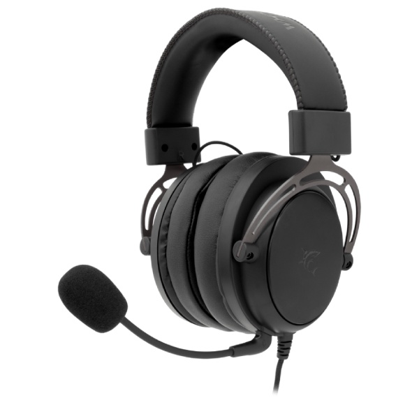 White Shark Gaming headphones w/ microphone GORILLA, PC, PS4/PS5, Xbox, MAC, black/gray, použitý, záruka 12 měsíců