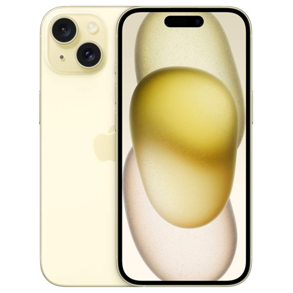 Apple iPhone 15, 128GB, yellow, třída C – použitý, záruka 12 měsíců