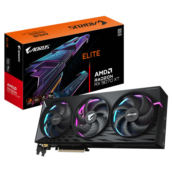 Gigabyte AORUS Radeon RX 9070 XT ELITE OC 16G