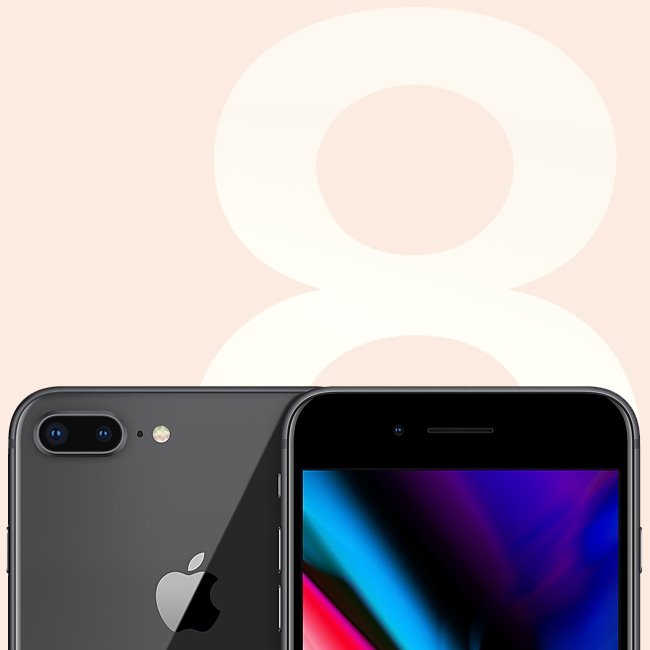 Apple iPhone 8 Plus, 64GB, Space Gray - OPENBOX (Rozbalené zboží s plnou zárukou)