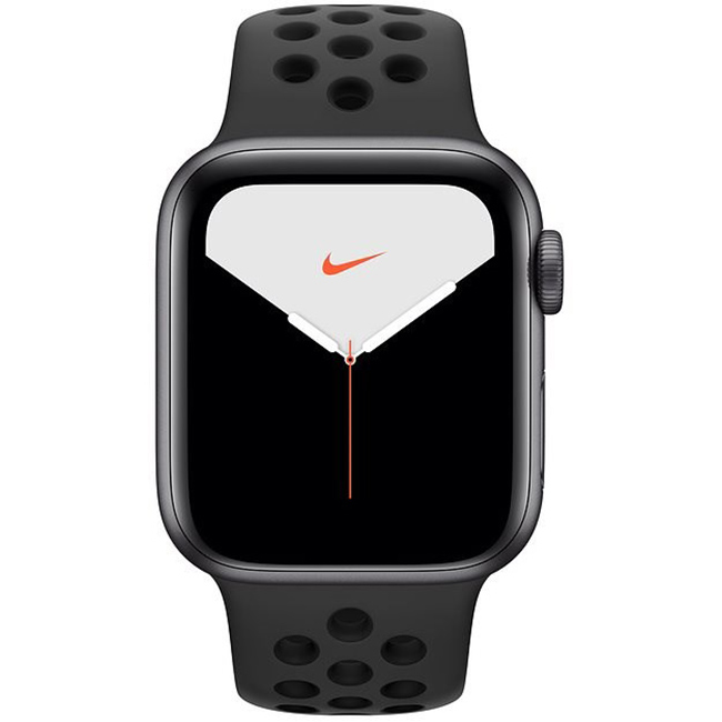 Apple Watch Nike Series 5 GPS, 40mm vesmírná šedá Aluminium Case with Anthracite/černá Nike Sport Band