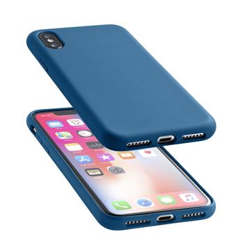 
CellularLine SENSATION ochranný silikonový kryt pro Apple iPhone X/XS, modrý