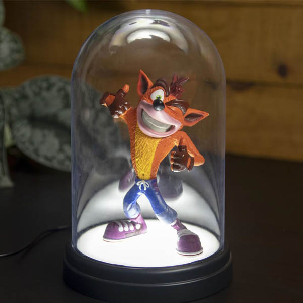 Crash Bandicoot Bell Jar Light 20 cm