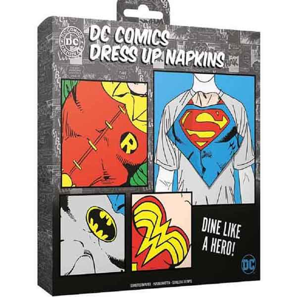 Obrúsky DC Comics Dress Up Napkins