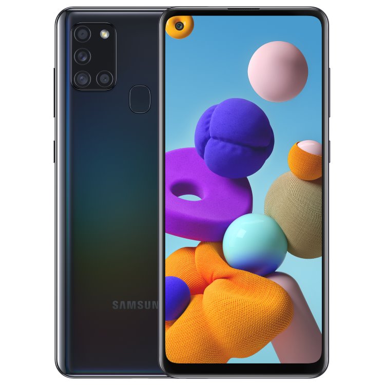 Samsung Galaxy A21s - A217F, 3/32GB, Dual SIM | Black, Třída B - použité, záruka 12 měsíců