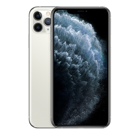 iPhone 11 Pro Max, 64GB, stříbrná