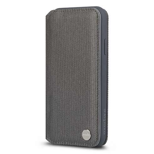 Moshi pouzdro Overture pro iPhone XS Max, herringbone gray