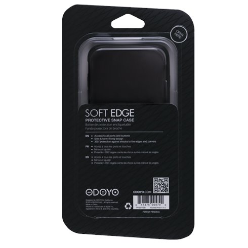 Odoyo kryt Soft Edge pro iPhone 6 Plus/6s Plus, graphite black