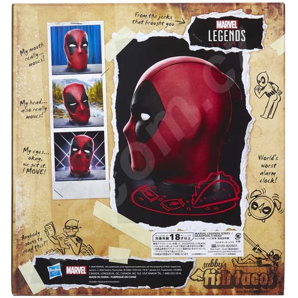 Marvel Legends Deadpool's Head PremiumInteractive Head