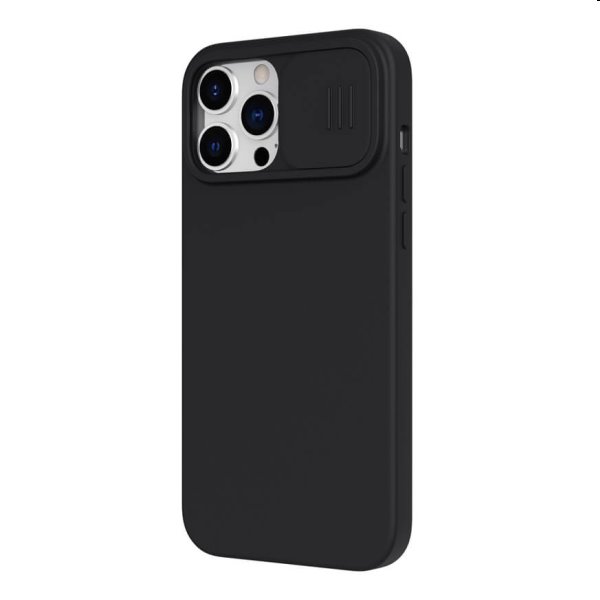 Nillkin CamShield Silky Magnetic zadní silikonový kryt pro iPhone 13 Pro Max, černé