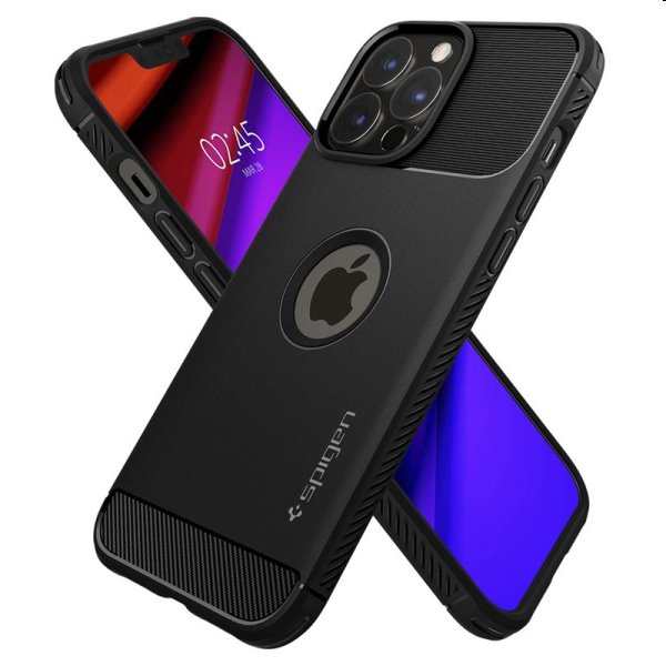 Pouzdro Spigen Rugged Armor pro Apple iPhone 13 Pro Max, černé