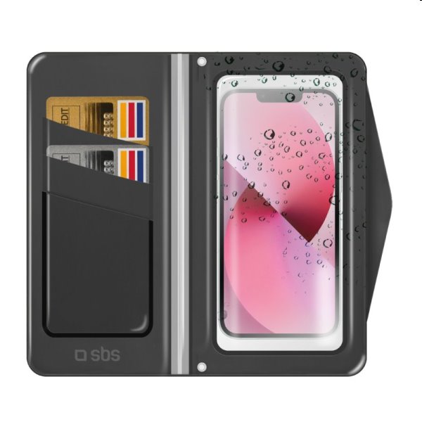 SBS Univerzální pouzdro Water Wallet pro smartfóny do 6,8'', černé