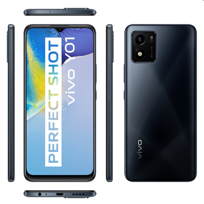 Vivo Y01, 3/32GB, elegant black