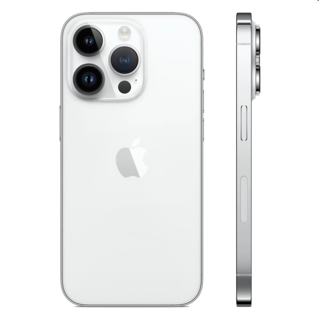 Apple iPhone 14 Pro 128GB, stříbrná