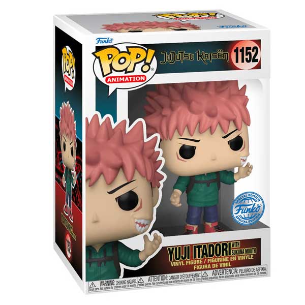 POP! Animation: Yuji Itadori with Sukana Mouth (Jujutsu Kaisen) Special Edition