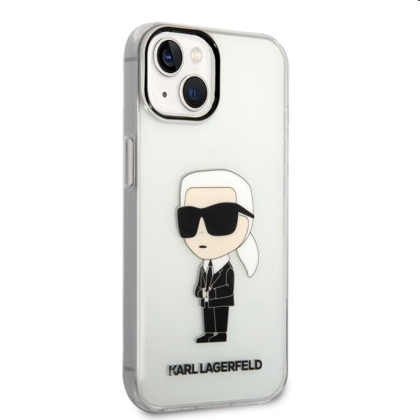 Pouzdro Karl Lagerfeld IML Ikonik NFT pro Apple iPhone 14 Plus, transparentní